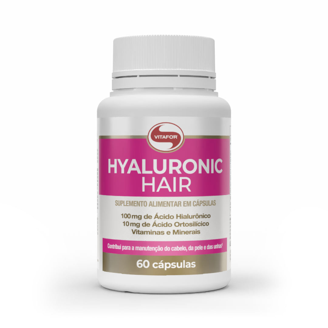 HYALURONIC HAIR 60 CAPSULAS 500MG (CONTEUDO)