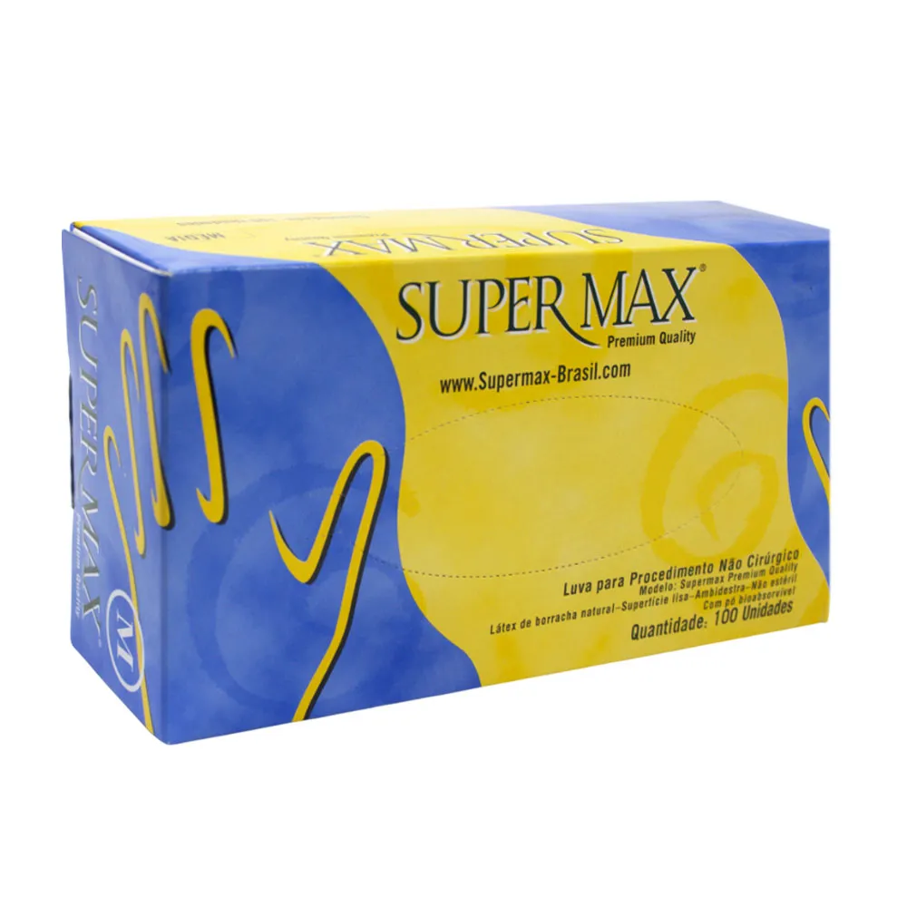 LUVA P/ PROCED COM PO SUPERMAX TAM G