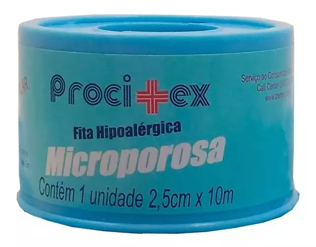 FITA CIRUR. MICROPOROSA 5CMX4,5MT - BRANCA