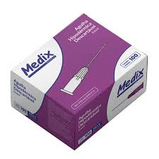 AGULHA 20X0,55MM (24GX3/4) 100UN MEDIX