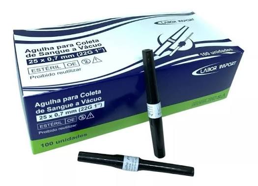 AGULHA A VACUO 25X7 C/100 (SW)