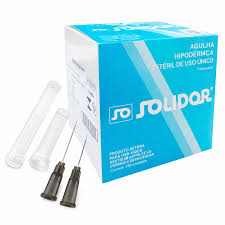 AGULHA HIPODERMICA 25X7 C/100 SOLIDOR