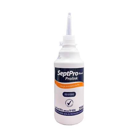 ALCOOL ANTISSEP.70% (SEPTPRO) 250ML