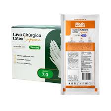 LUVA CIR LATEX S/PO MEDIX TAM 7.0 PAR
