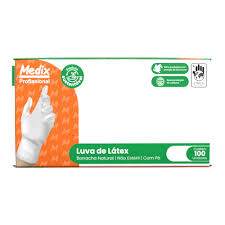 LUVA LATEX NAO SAUDE C/PO TAM P 100UN MEDIX