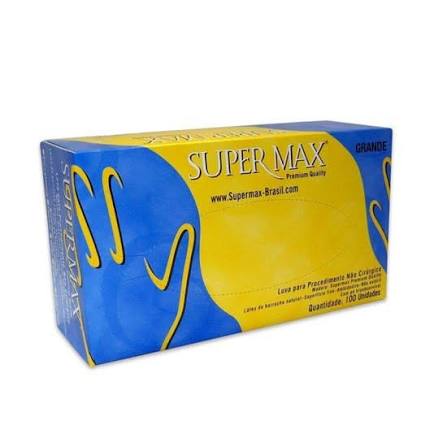 LUVA P/ PROCED COM PO SUPERMAX TAM G