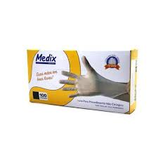LUVA VINIL SAUDE S/PO TAM P 100UND MEDIX