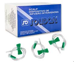 SCALP INFUSAO 21G LOCK PVC C/100 SOLIDOR