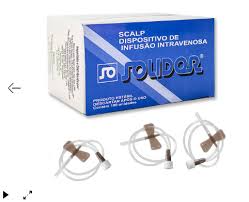 SCALP INFUSAO 27G LOCK PGC C/100 SOLIDOR