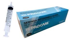 SERINGA HIP S/AG LOCK 10ML  PROCARE